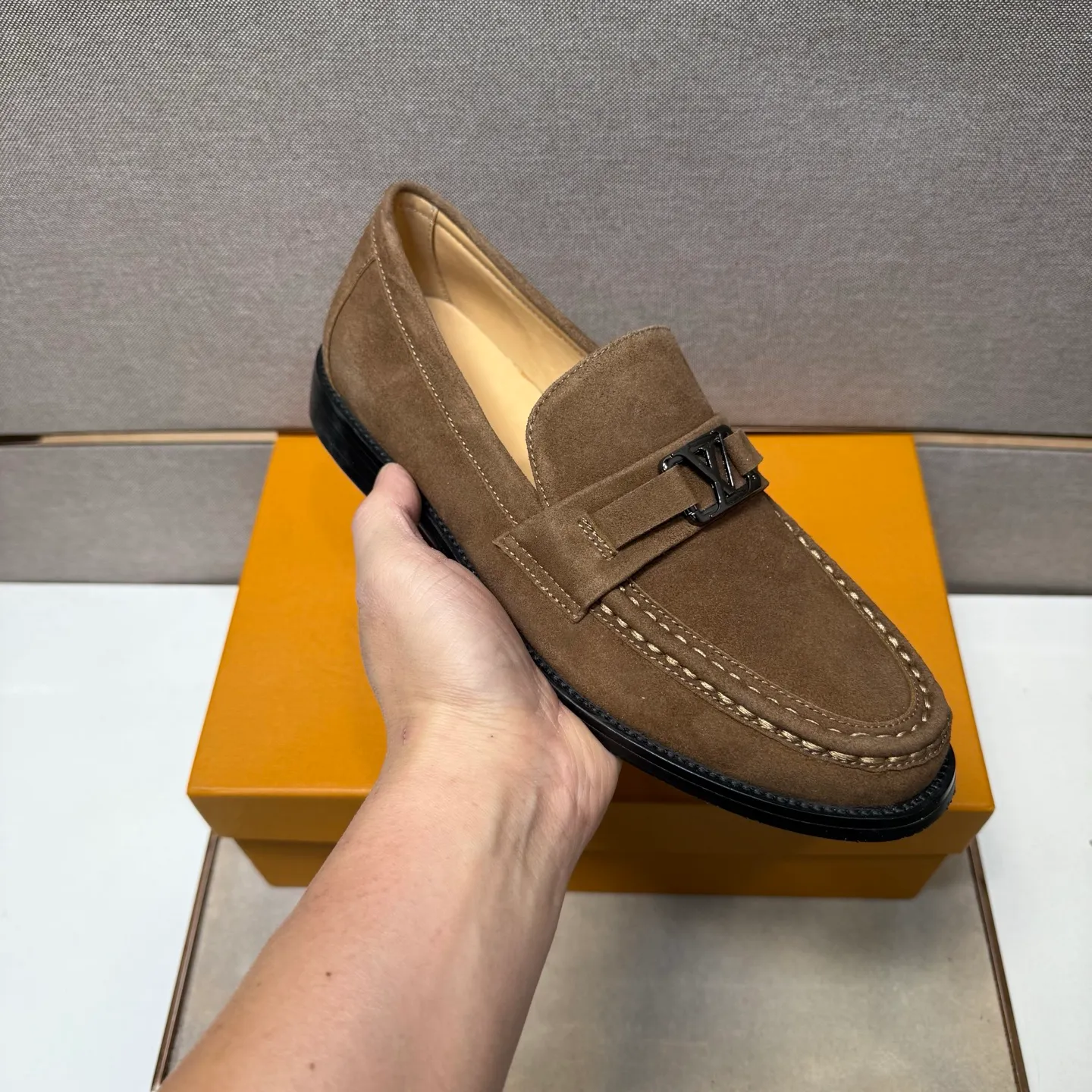 Men's men's shoes 💰pp480 [LV～] Men's casual leather shoes 2025z cabinet sales simultaneously 🔶Size: 38-44#️⃣ 🔷3 colors🔜The upper is made of multi-material splicing ➕Genuine leather lining, comfortable and breathable, sole: original comfortable and wear-resistant outsole, ⚠️real thing📱photographed🎬real thing is better📢📢📢